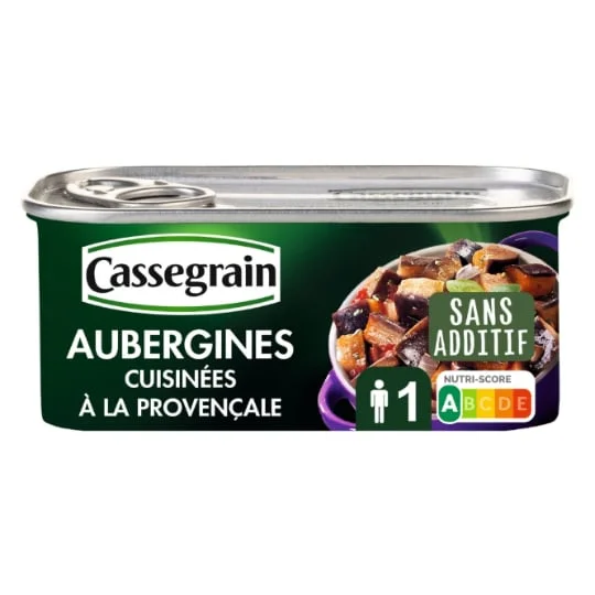 Aubergines cuisinées à la provençale