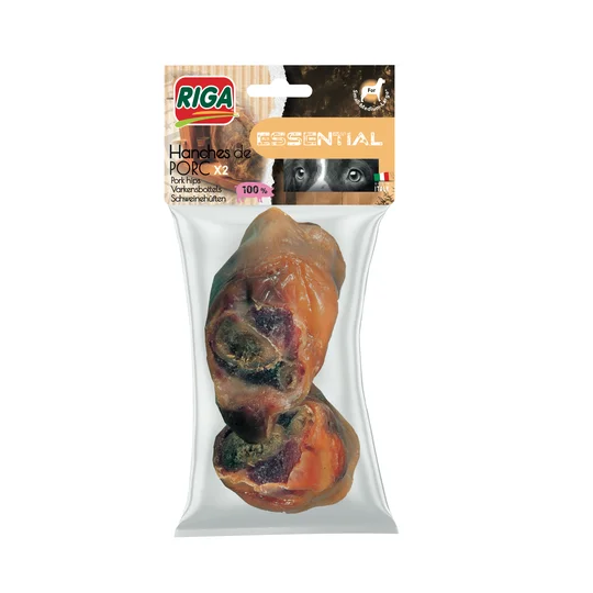 Hanches de porc découpées