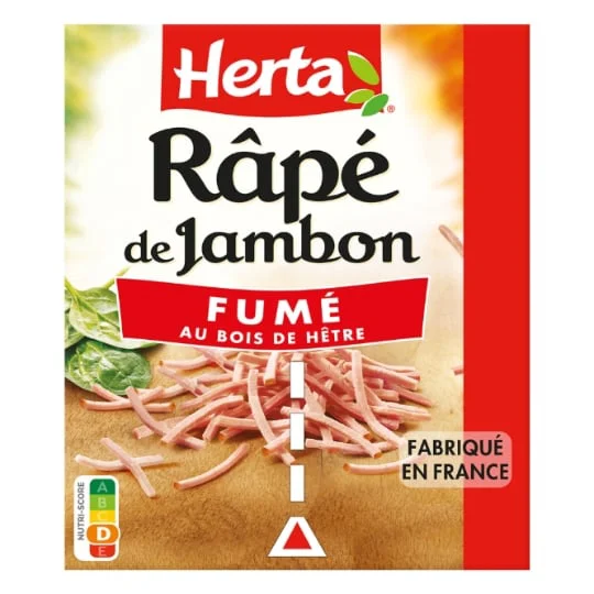 Râpé de jambon fumé