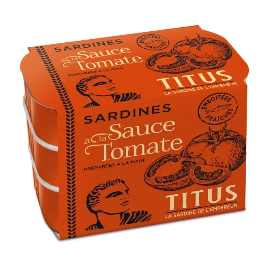 Sardines à la sauce tomate