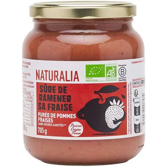 Purée de Pommes Fraises