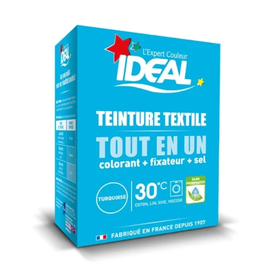 Teinture Textile Turquoise Longue Durée IDEAL