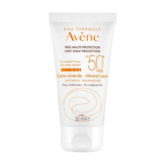 Crème minérale SPF 50+ peaux intolérantes