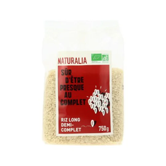 Riz Long Demi-Complet Bio