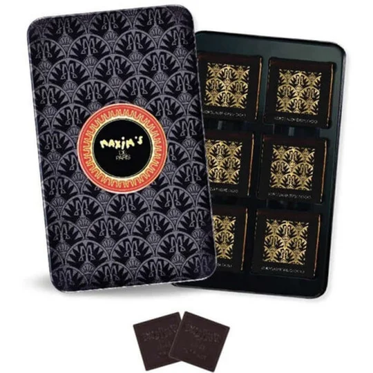 Plumier Noir 12 Carrés Chocolat Noir