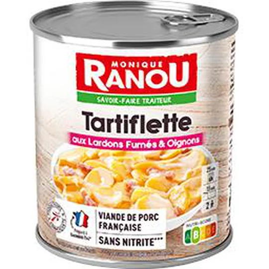 Tartiflette aux lardons fumée & oignons