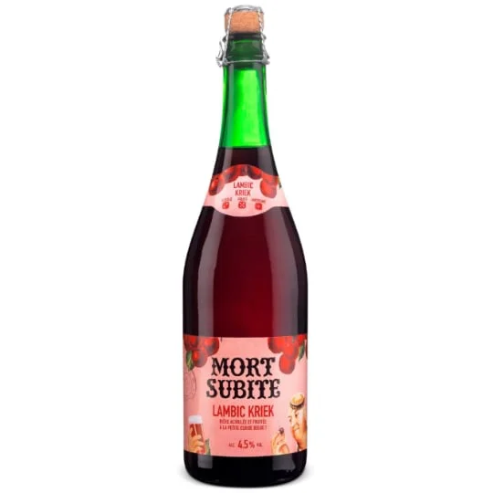 Bière aromatisée cerise