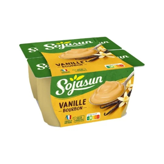 Dessert végétal soja vanille bourbon