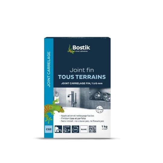 Joint carrelage fin tous terrains 1 à 6mm