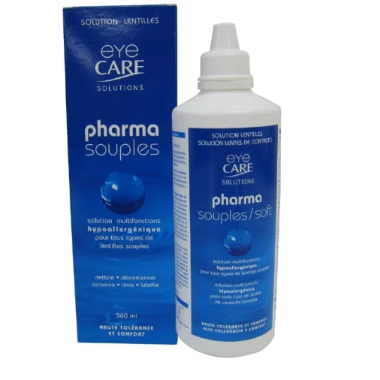 Lotion entretien lentilles yeux