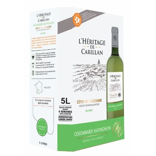 Vin Blanc Languedoc Roussillon IGP Côtes de Gascogne