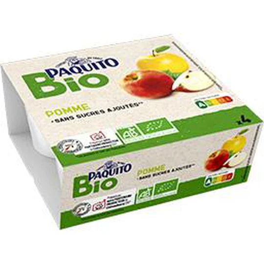 Purée de pomme sans sucres ajoutés BIO