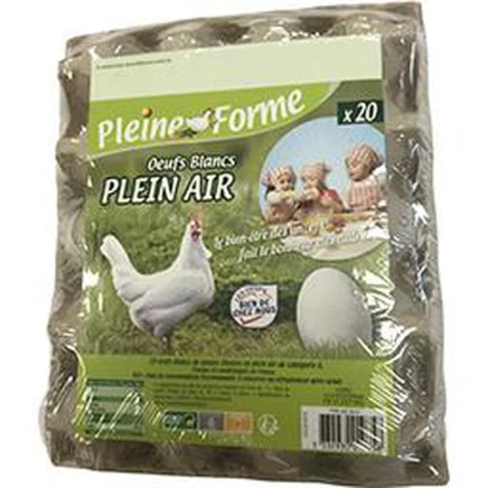 Oeufs plein air blanc