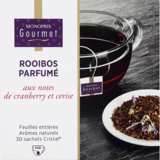 Rooibos parfumé aux notes de cranberry et cerise