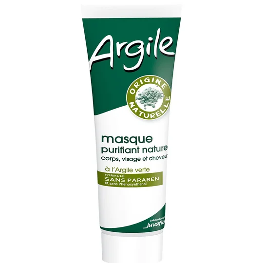 Argile - Masque purifiant corps, visage et cheveux à l'argile verte
