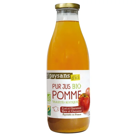 Pur jus de pomme Pommes Bio