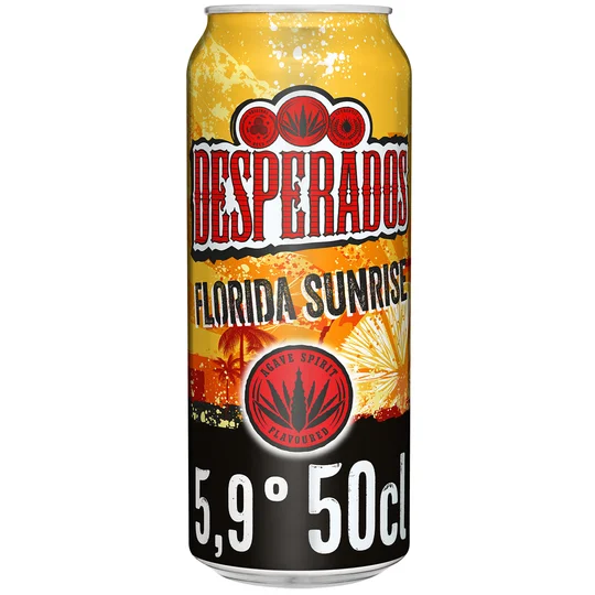 Bière aromatisée Tequila Florida Sunrise 5.9% boîte