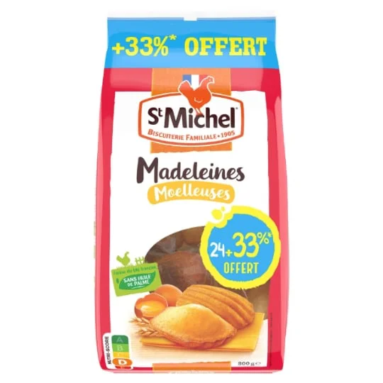 Madeleines moelleuses