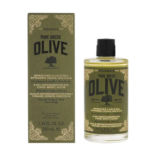 Olive Huile Nourrissante 3 en 1 Visage Corps Cheveux