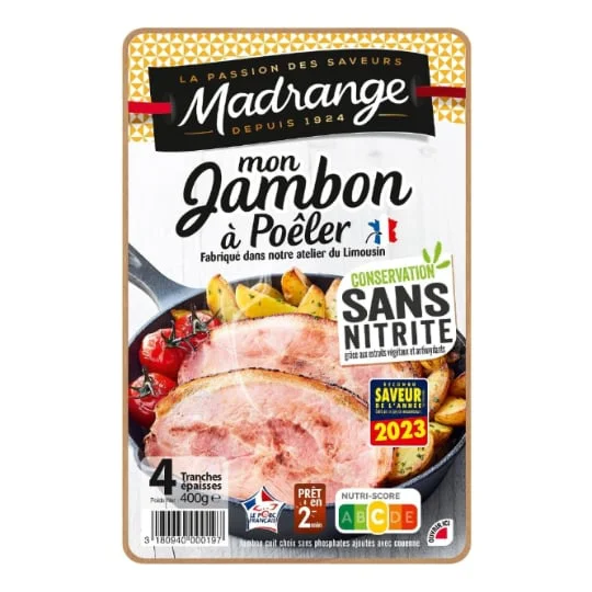 Jambon à poêler sans nitrite