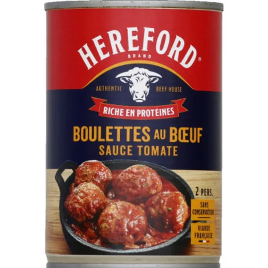 Hereford Boulette de bœuf sauce tomate