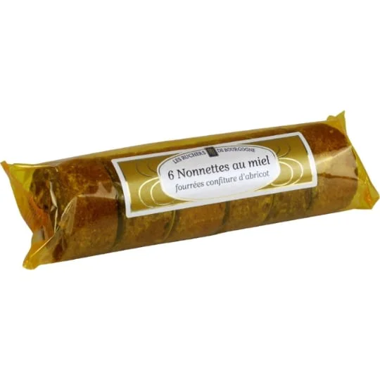 Gâteaux nonnettes miel confiture abricot
