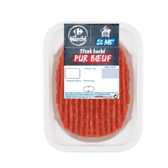 Steak haché pur boeuf 5% MG