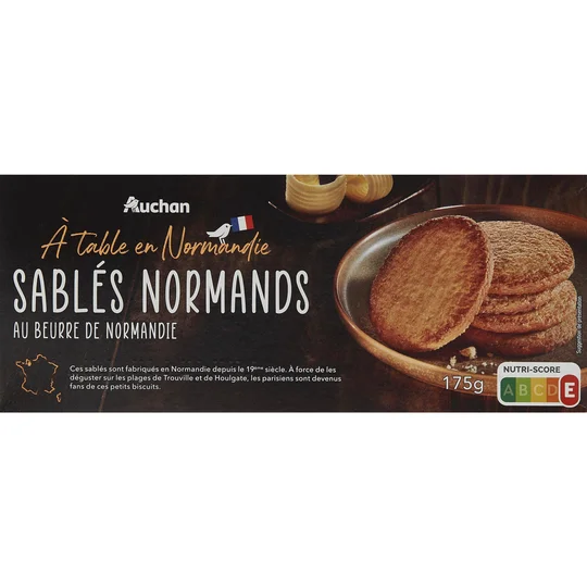 Biscuits sablés normands au beurre de Normandie