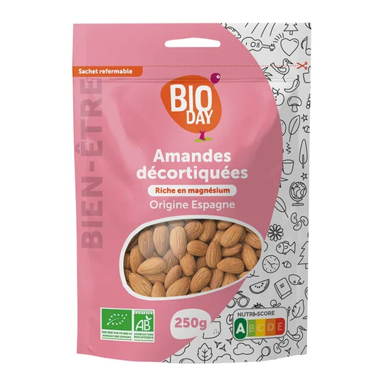 Amandes décortiquées Bio