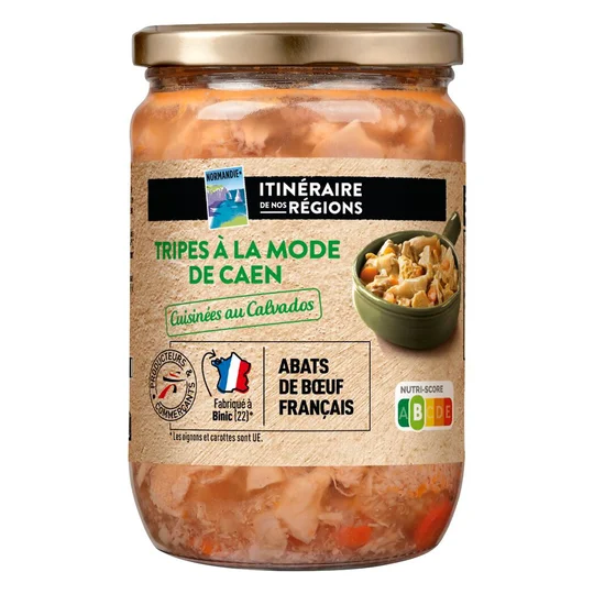 Tripes à la mode de Caen cuisinées au Calvados