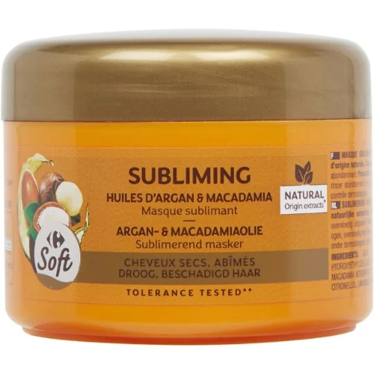 Masque sublimant huiles d'argan & macadamia
