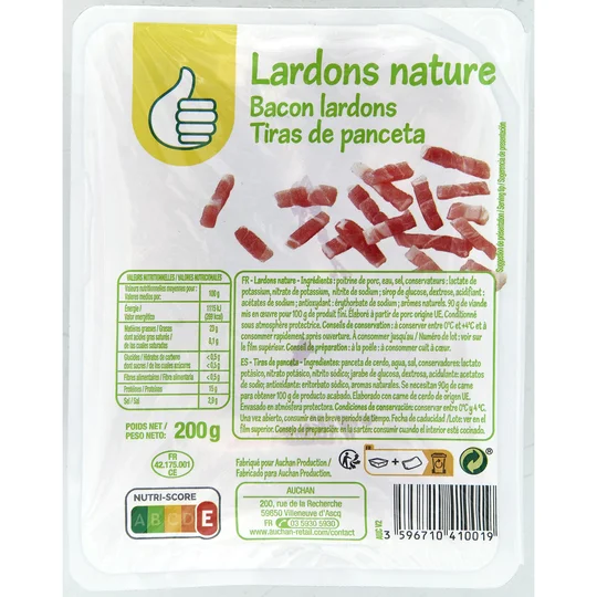 Lardons nature