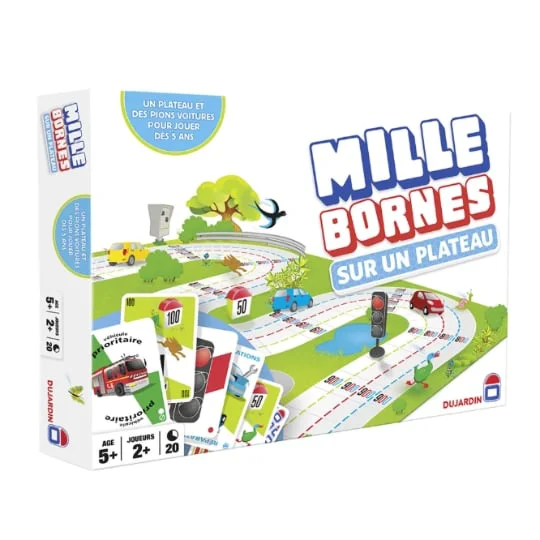 Mille Bornes + plateau Dès 5 ans - 2 à 8 joueurs