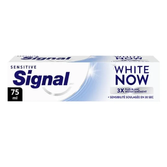 Dentifrice White Now Blancheur Sensitive