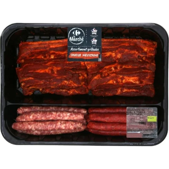 Grillades assortiment saveur mexicaine