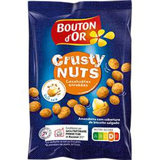 Cacahuètes enrobées Crusty Nuts goût salé