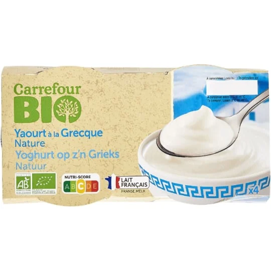 Yaourt à la Grecque nature Bio