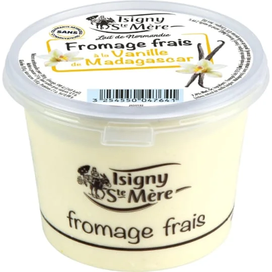 Fromage frais à la vanille de Madagascar