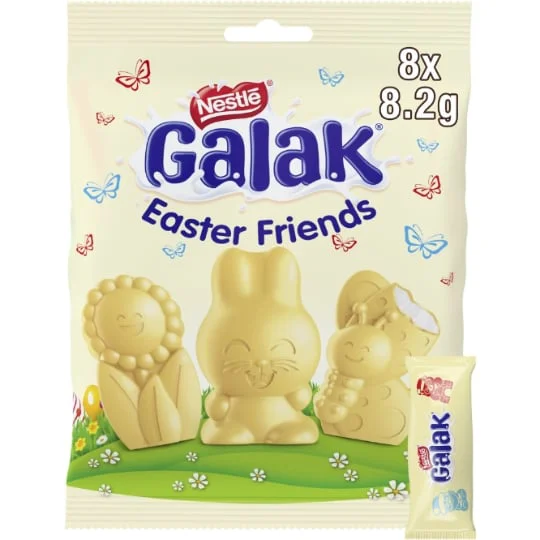 Chocolat blanc mini figurine de paque