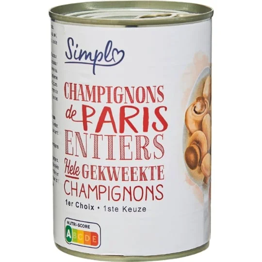 Champignons de Paris entiers 1er choix