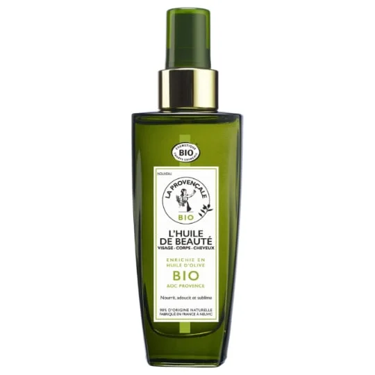 Huile visage et corps d'olive bio de beauté