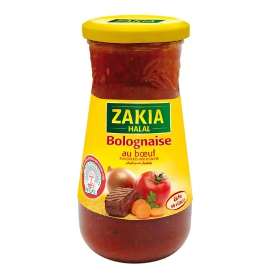 Sauce halal bolognaise au boeuf