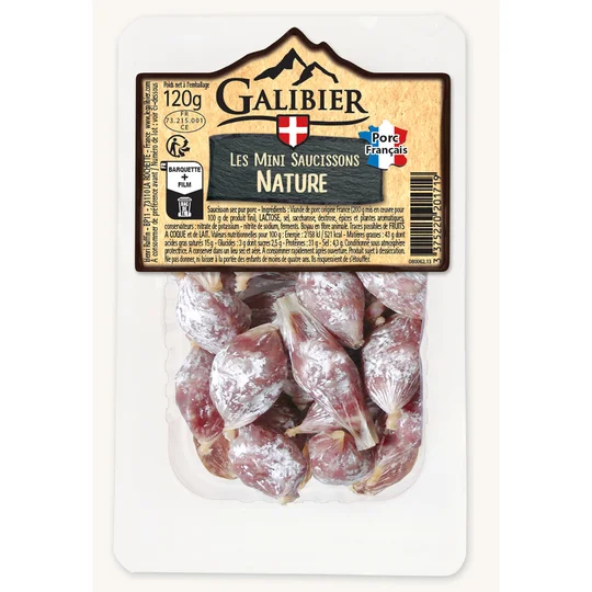 Les Mini Saucissons secs nature