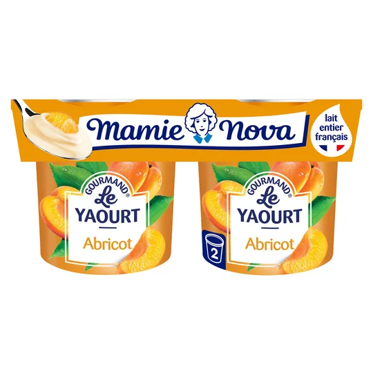 Yaourt gourmand abricot