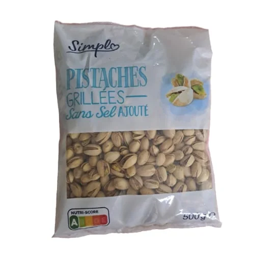 Pistache grillées sans sel