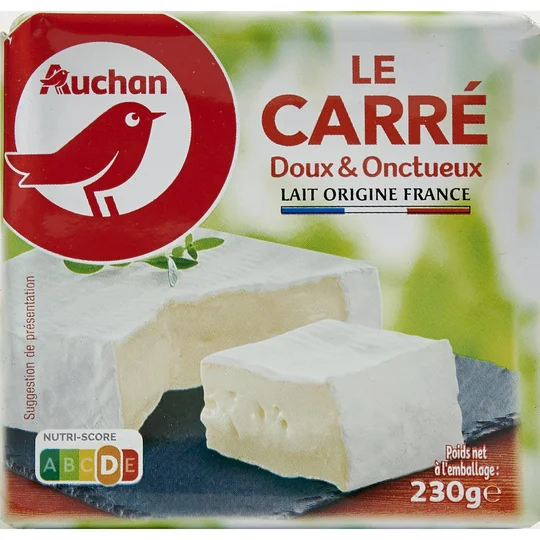 Le carré fromage doux et onctueux