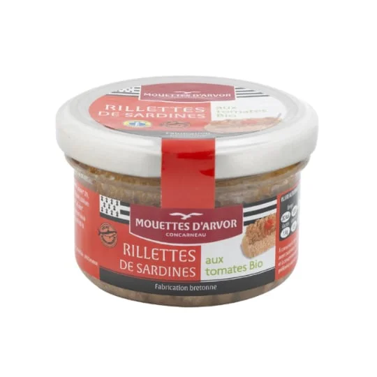 Rillettes de sardines aux tomates fraiches Bio