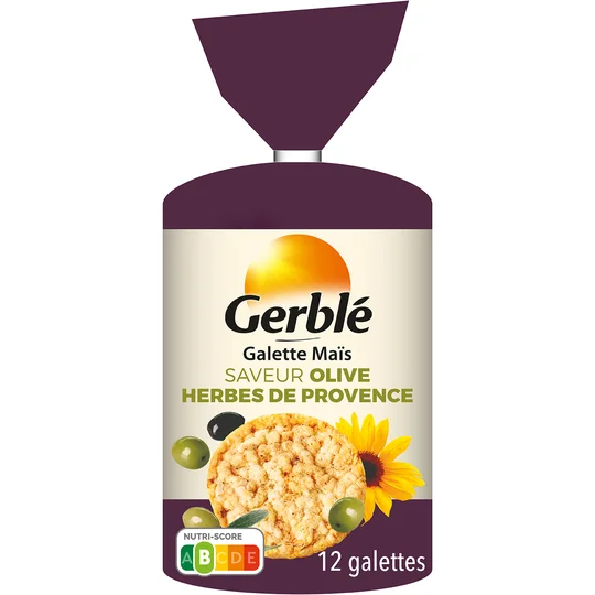 Galette de maïs Olives / herbe provence