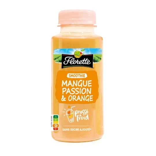 Smoothie mangue passion et orange