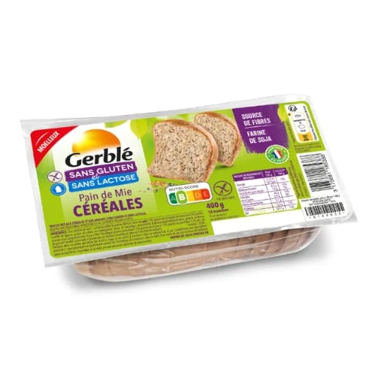 Pain de mie céréales, sans gluten